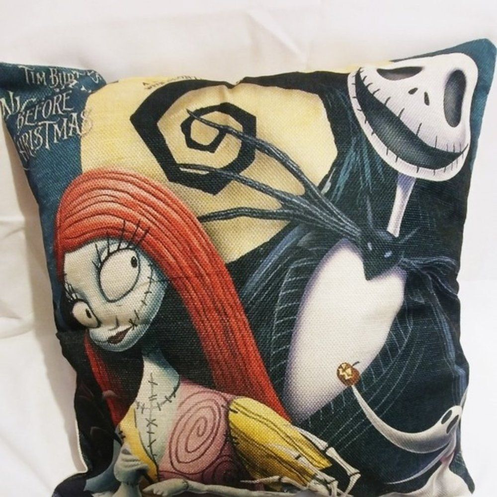 Halloween Pillow Covers Sally & Jack Set of 2
